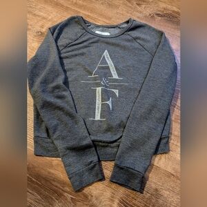 Abercrombie and Fitch women's small grey crew neck sweater